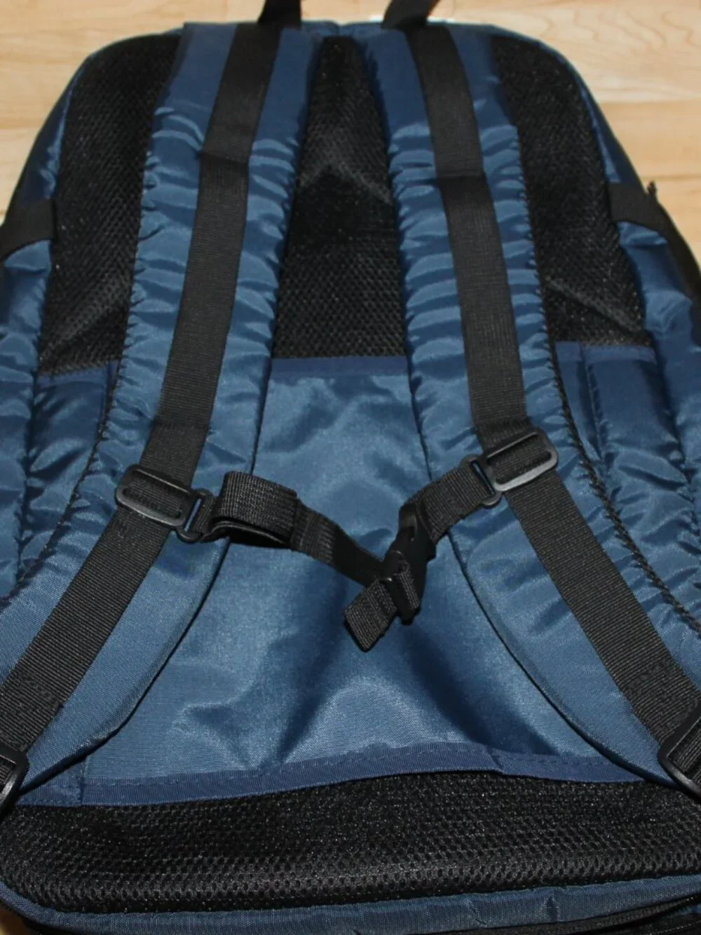 Duchamp Blue Expandable Travel Backpack Suitcase NWT